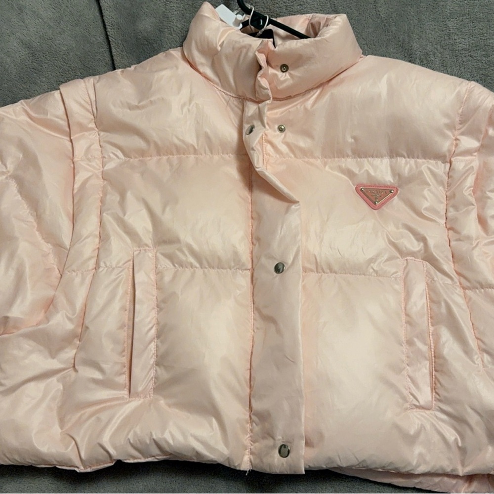 Prada Pink Puffer Jacket